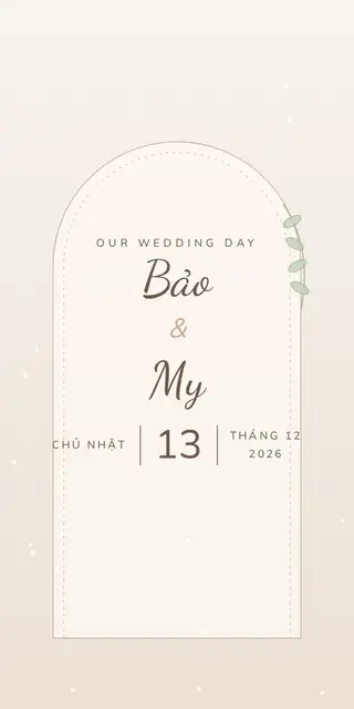 Mẫu thiệp Phong Cách Hàn