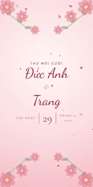 Mẫu thiệp Hoa Mẫu Đơn